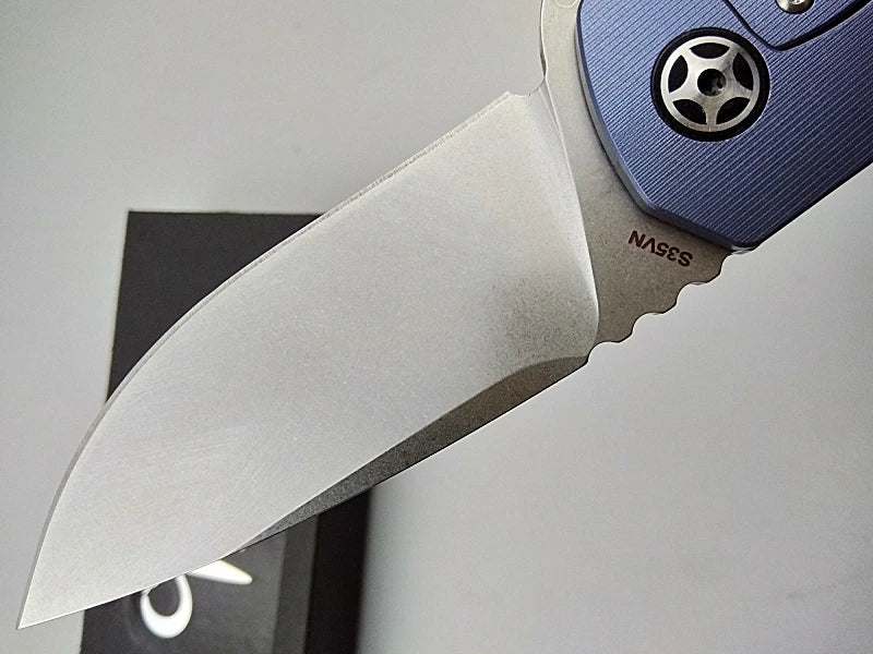 CH CH3504 Folding Knife S35VN Blade Titanium Handle Tactical Camping Hunting Survival Pocket Flipper Kitchen Outdoor EDC Knife