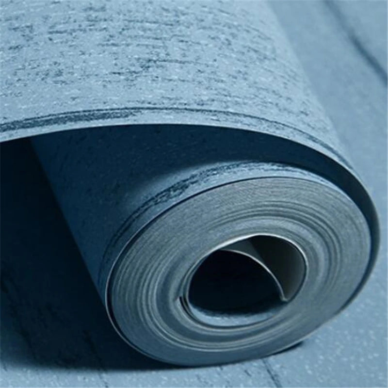 wellyu Vintage Mediterranean woodgrain nonwoven wallpaper Clothing shop studio bedroom living room full wallpaper