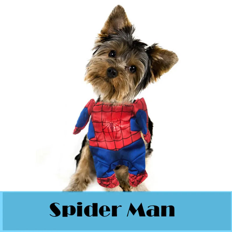 Fashion Cute Pets Sets Transfiguration Clothes Super Hero Cosplay For Dog Cat  Easy Wear Soft Comfortable Like A Man Novel Sets