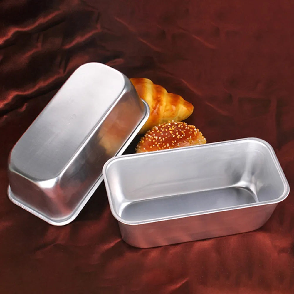 5 Size Aluminium Loaf Pan Rectangle Baking Cake Mold Bread Tin Tray Non-Stick Cheese Box Brownie Cake Decorating Tools