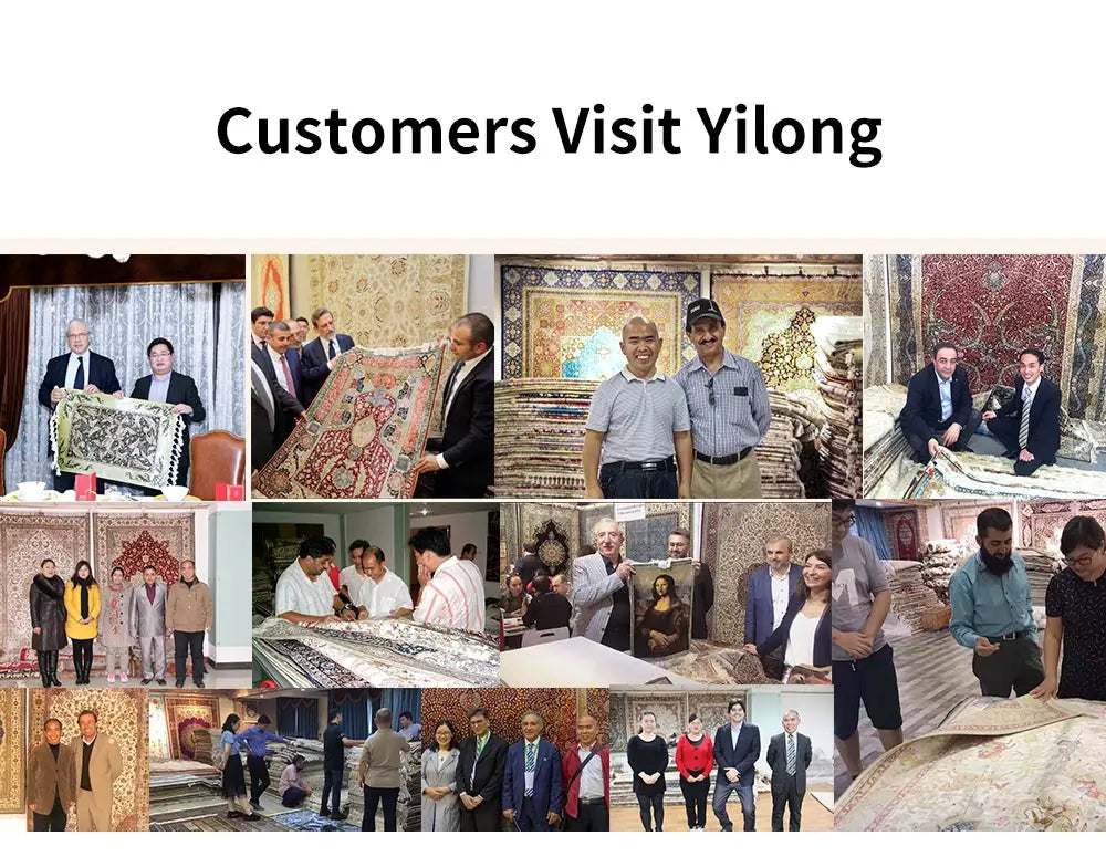 152x244cm Luxurious Living Room Decoration Silk Carpet Persian Handmade Red Best Oriental Rugs (ZW045M)