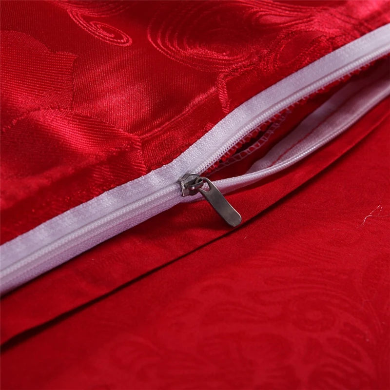 Luxury Jacquard Bedding Set King Size Duvet Cover Quilt Set Queen Comforter Bed Gold Quilt Cover High Quality For Adults