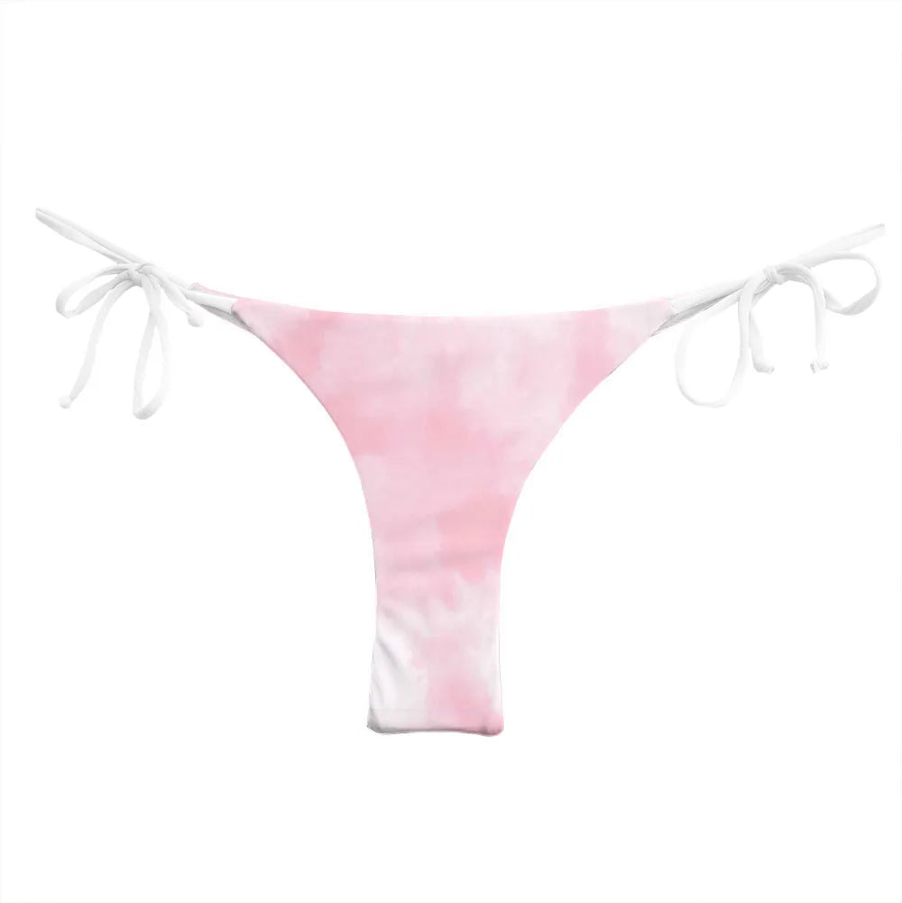 Wholesale Womens Bikini Bottoms Sexy Swimsuit Thong Vintage Swimwear Black Brazilian Biquini Designer Bikinis T-back Cheeky