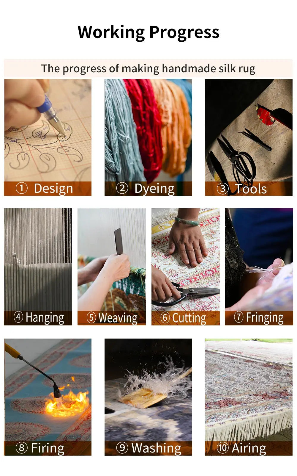 152x244cm Luxurious Living Room Decoration Silk Carpet Persian Handmade Red Best Oriental Rugs (ZW045M)