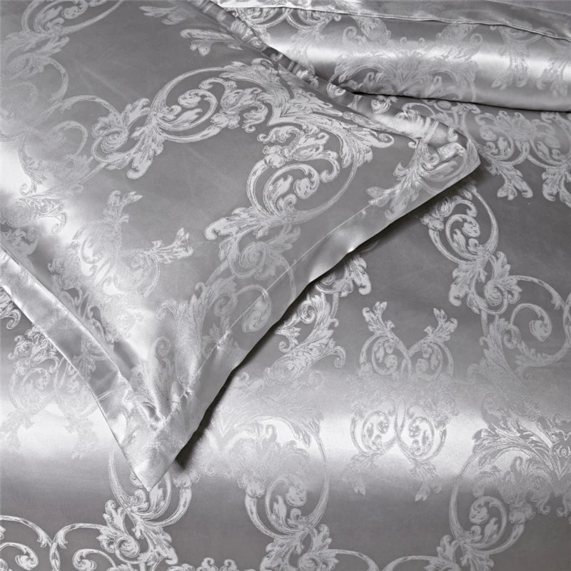 Luxury Jacquard Bedding Set King Size Duvet Cover Quilt Set Queen Comforter Bed Gold Quilt Cover High Quality For Adults