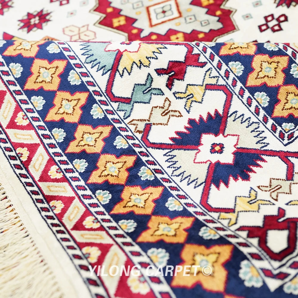 Yilong 12'x18' Oversized All Over Handwoven Silk Carpet Classic Area Rug (TJ322A)