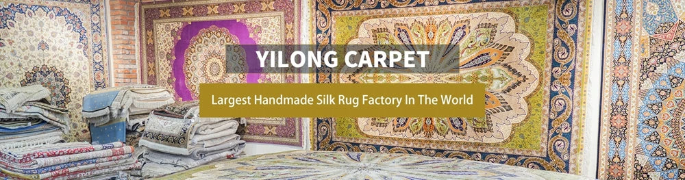 Yilong 14'x20' Oversize Silk Oriental Rug Handwoven Afghan Rug Carpet Home Office (TJ325A)