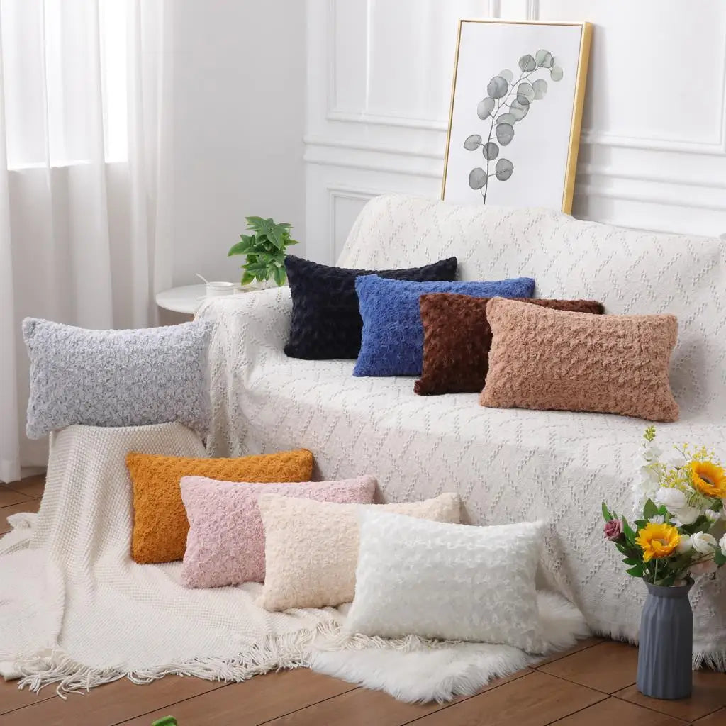 Homaxy Luxury Pillow Case 50x50cm Decorative Cushion Cover For Sofa Bed Car Sleeping Pillowcase Living Room Pillow Cover 40x40