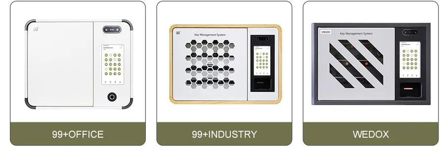 2021 Wall Mount Fingerprint Controlled Key Storage Lock Box Metal Key Safes