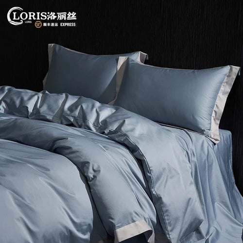 180 long-staple cotton bed four-piece cotton 100-cotton bed linen bedding of five-star hotel