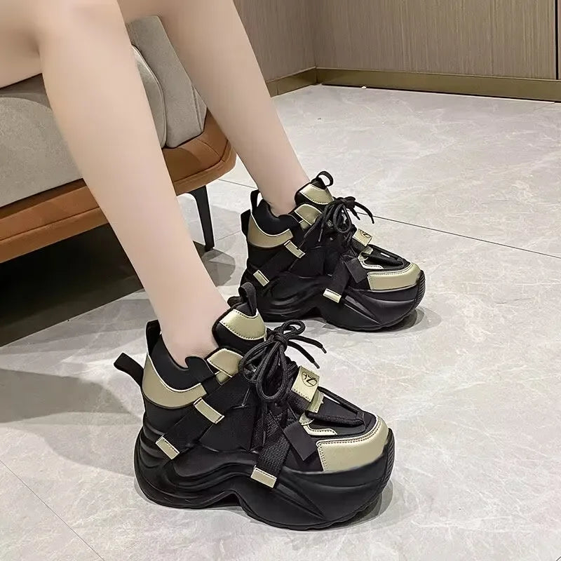 Walking Boots Women Paris Runner Shoes Thick Sole Mesh Breathable Casual Track Daddy Shoes Women Sneakers zapatillas de deporte