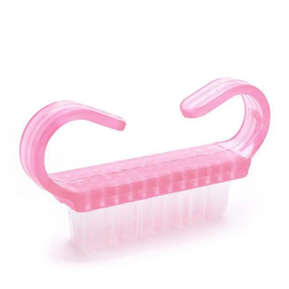 Nail Art Brush Portable Trumpet Horn Handle Nail Art Dust Cleaning Brush Manicure Pedicure Tool