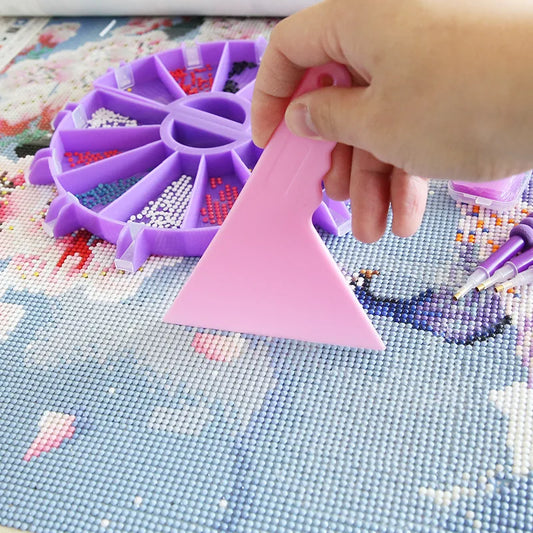 Diamond Painting Multifunctional turning drill tray DIY Diamond Storage tray Diamond Embroidery sieve drill tray Tool set