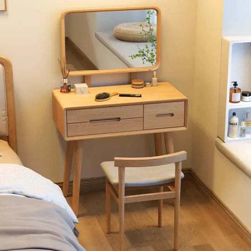 Bedroom Mirror Dressing Table Big Container Nordic Fashion Hairstyle Dressing Table Modern Comoda Pra Quarto Chinese Furniture