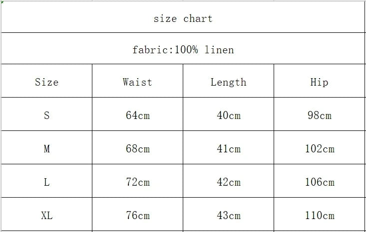 2024 Summer 100% Linen Women'S Shorts Casual High Waist Wide Leg Button Up Elegant Ol Short Pants Femme