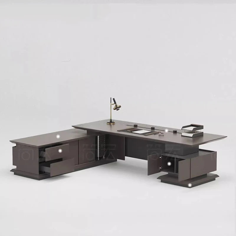 Reception Adult Office Desk Student Modern Conference Makeup Office Desk Drawers Writing Escritorio De Esquina Studio Furniture