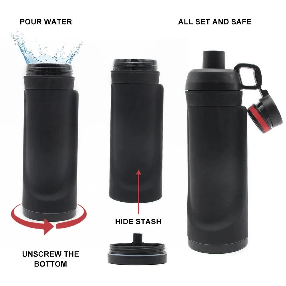 Bottle with Secret Compartment Undefined ampSecret Phone Pocket Hiding Stash Pill Organizer Plastic Cup stash jar
