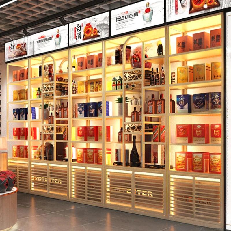 Wine Rack Bar Mini Storage Coffe Modern Cabinet Simple Liquor Minimalist Furniture Adega Barzinho Corner Restaurant Modern Patio