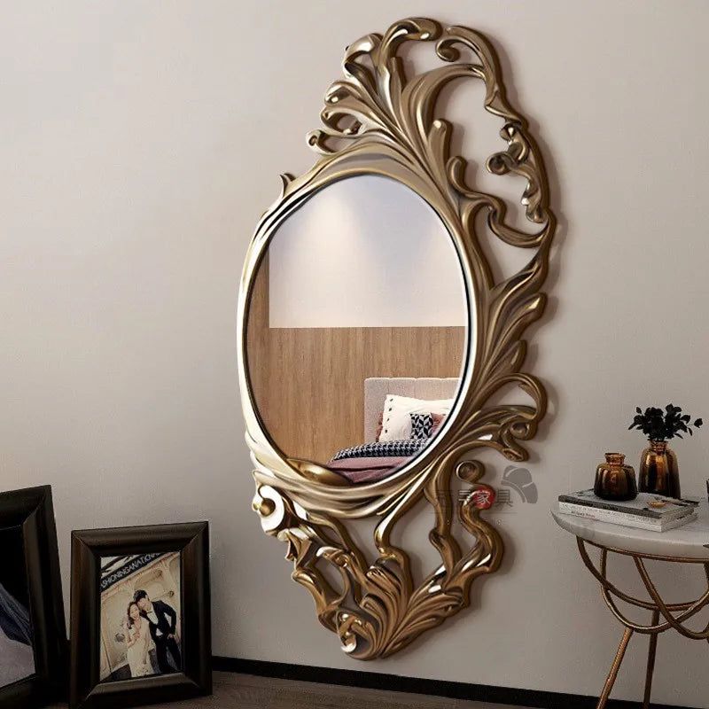 Wall Decorative Mirrors Makeup Italian Indoor Dining Salon Luxury Japanese Decorative Mirrors Bedroom Lustro Decoration Home