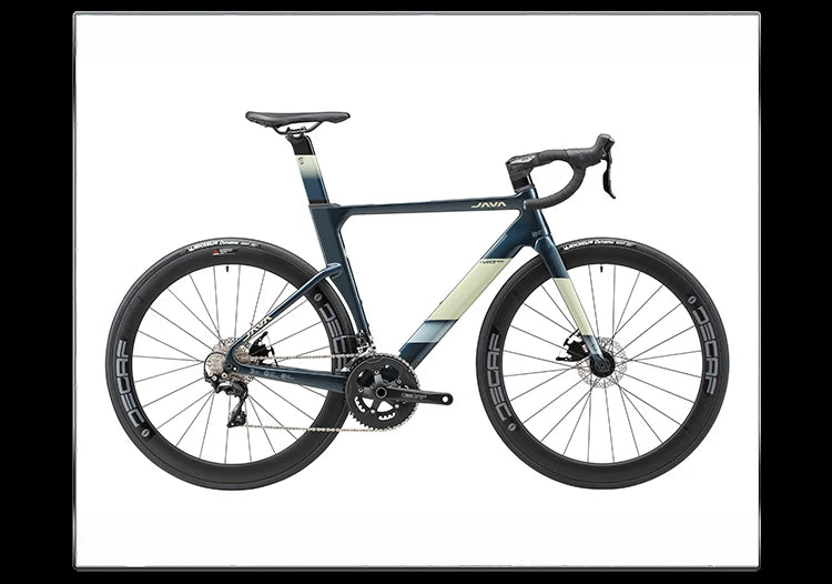 JAVA FUOCO TOP Road Bike 24 Speed Carbon Fiber Road Bicycle R7120 105 Hydraulic Disc Brake Racing Cycling Fuoco-Top DECAF UCI