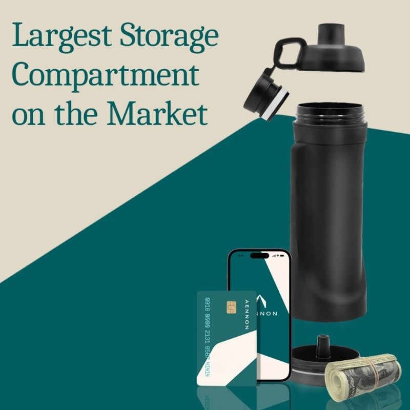 Diversion Water Bottle Tumbler Hidden Safe Coffee Mug for Cards Key Cash Valuables Money Storage Compartment Home Travel