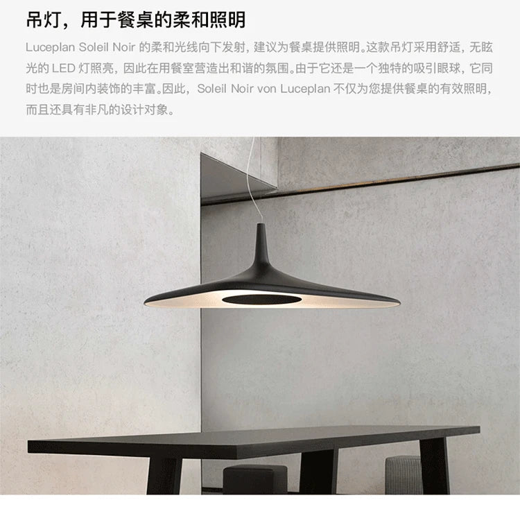 Italian Design Irregular Pendant Light for Dining Table Living Room Restaurant Black White Hanging Light Kitchen Island Lighting