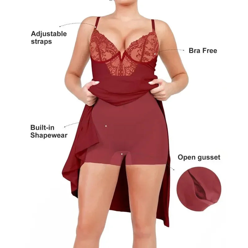Bodycon Dress Deep V Neck Lace Satin Drape Strapless Slit Bodycon Cocktail Maxi Dress for Women