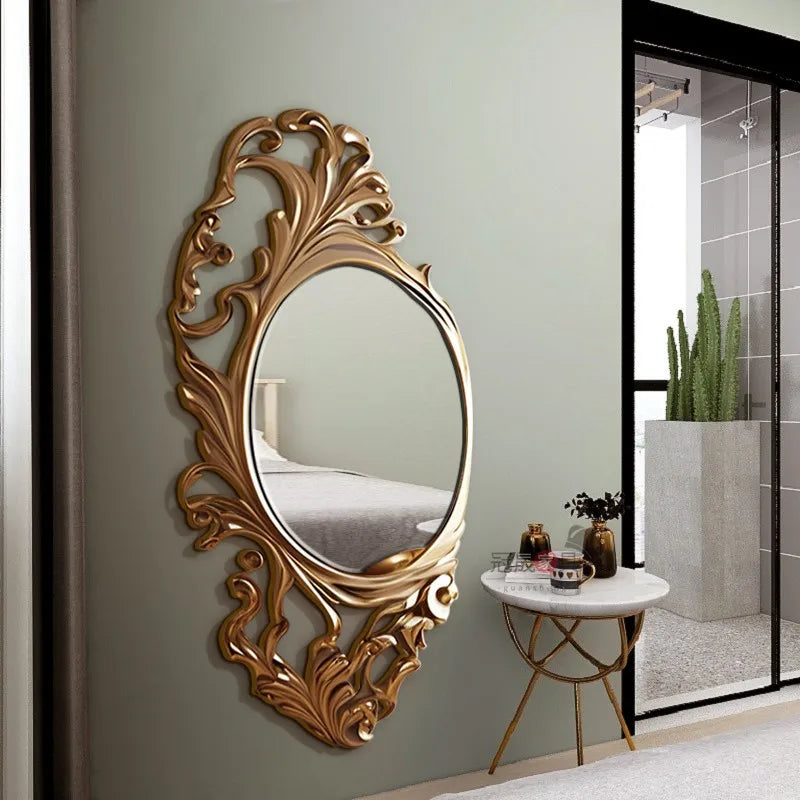 Wall Decorative Mirrors Makeup Italian Indoor Dining Salon Luxury Japanese Decorative Mirrors Bedroom Lustro Decoration Home