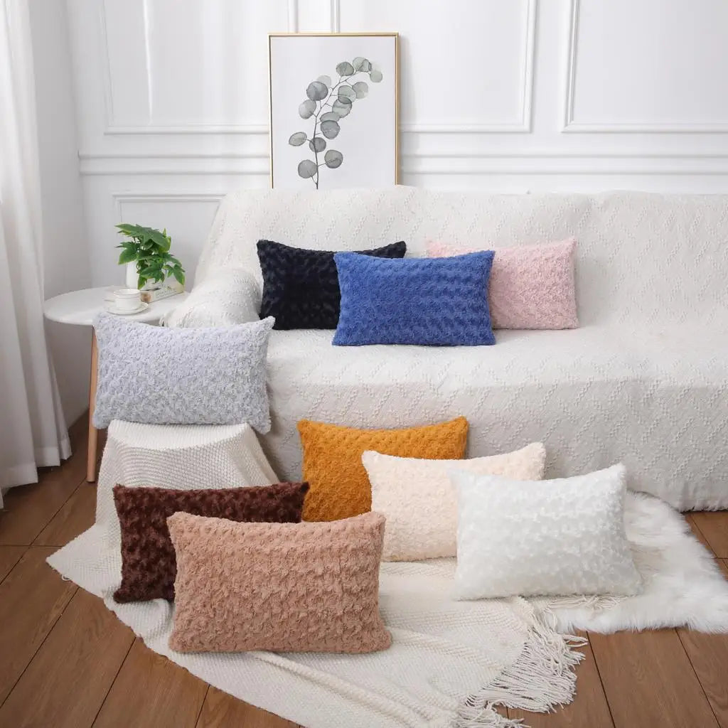 Homaxy Luxury Pillow Case 50x50cm Decorative Cushion Cover For Sofa Bed Car Sleeping Pillowcase Living Room Pillow Cover 40x40
