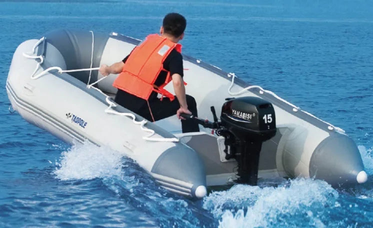 Look Here! YAMABISI 2 Stroke 15hp Outboard Motor Engine Long Shaft Boat Engine Compatible With  For Fisherman