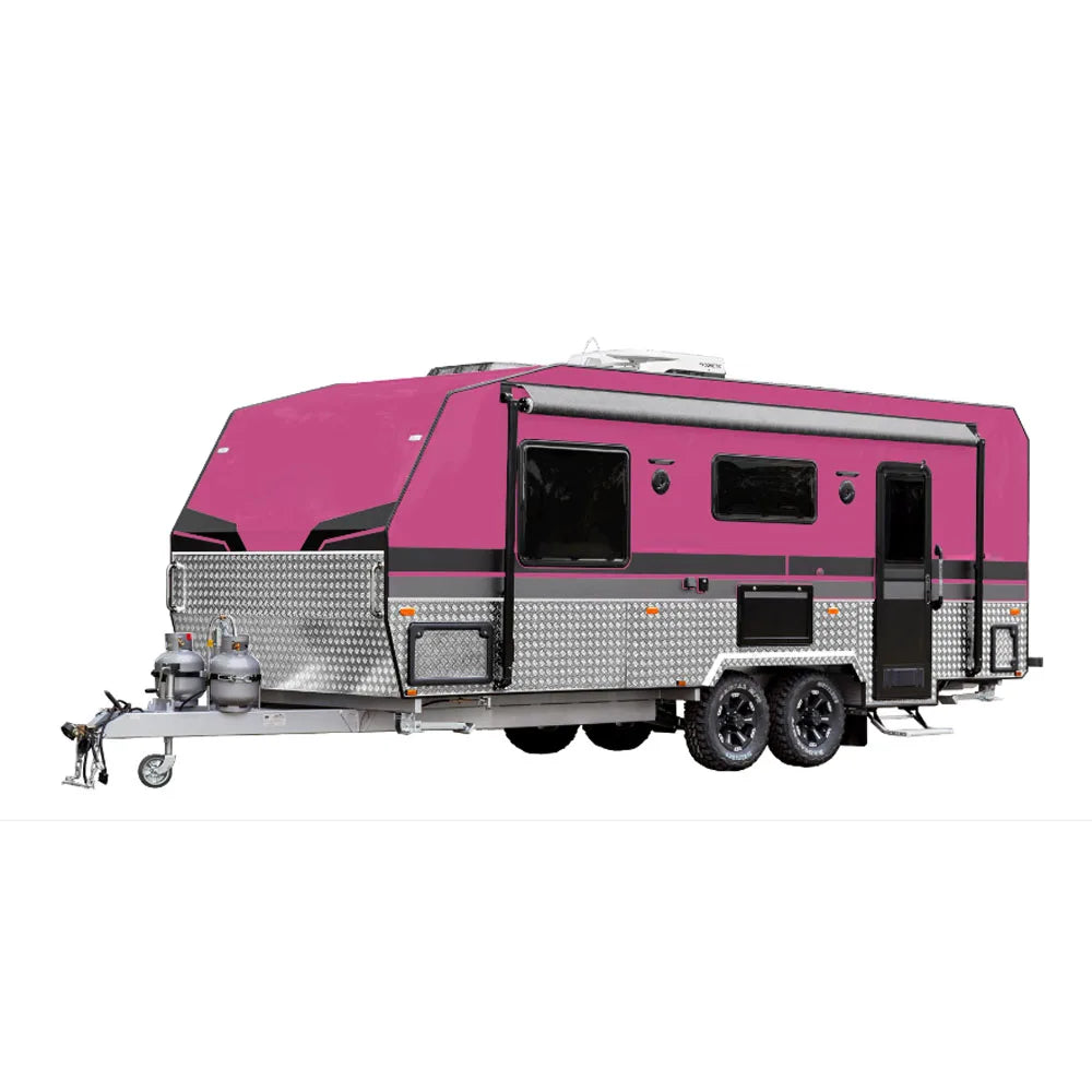 2019 New Kinlife Small Lightweight Aluminum Travel Trailer Frames Caravan