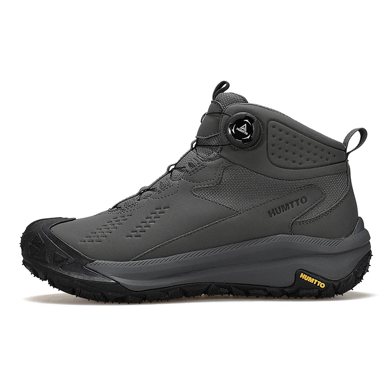 HUMTTO Hiking Shoes Men Waterproof Leather Hunting boots Women Trekking Ankle Tactical Shoes Snow boots Outdoor Sport Sneakers