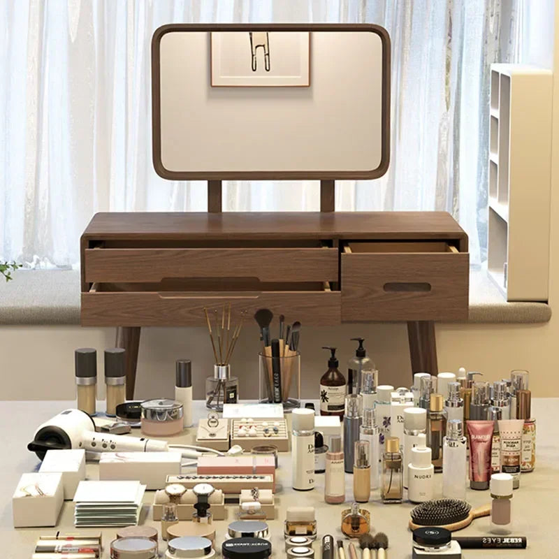Bedroom Mirror Dressing Table Big Container Nordic Fashion Hairstyle Dressing Table Modern Comoda Pra Quarto Chinese Furniture