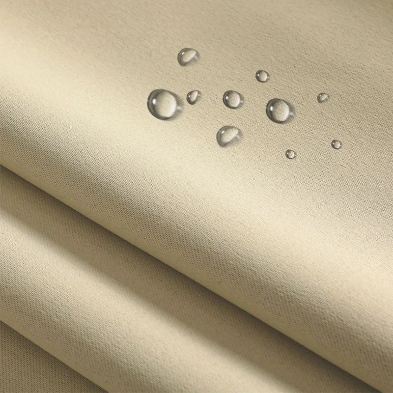 Top And Bottom Grommets Outdoors Waterproof Windproof Curtains Extra Large Graden Balcony Window Drapes
