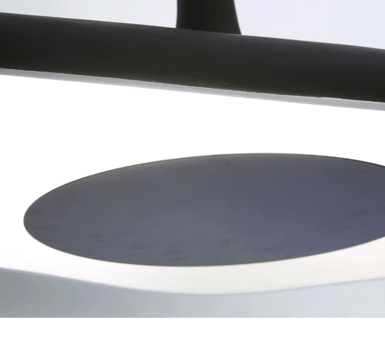 Italian Design Irregular Pendant Light for Dining Table Living Room Restaurant Black White Hanging Light Kitchen Island Lighting