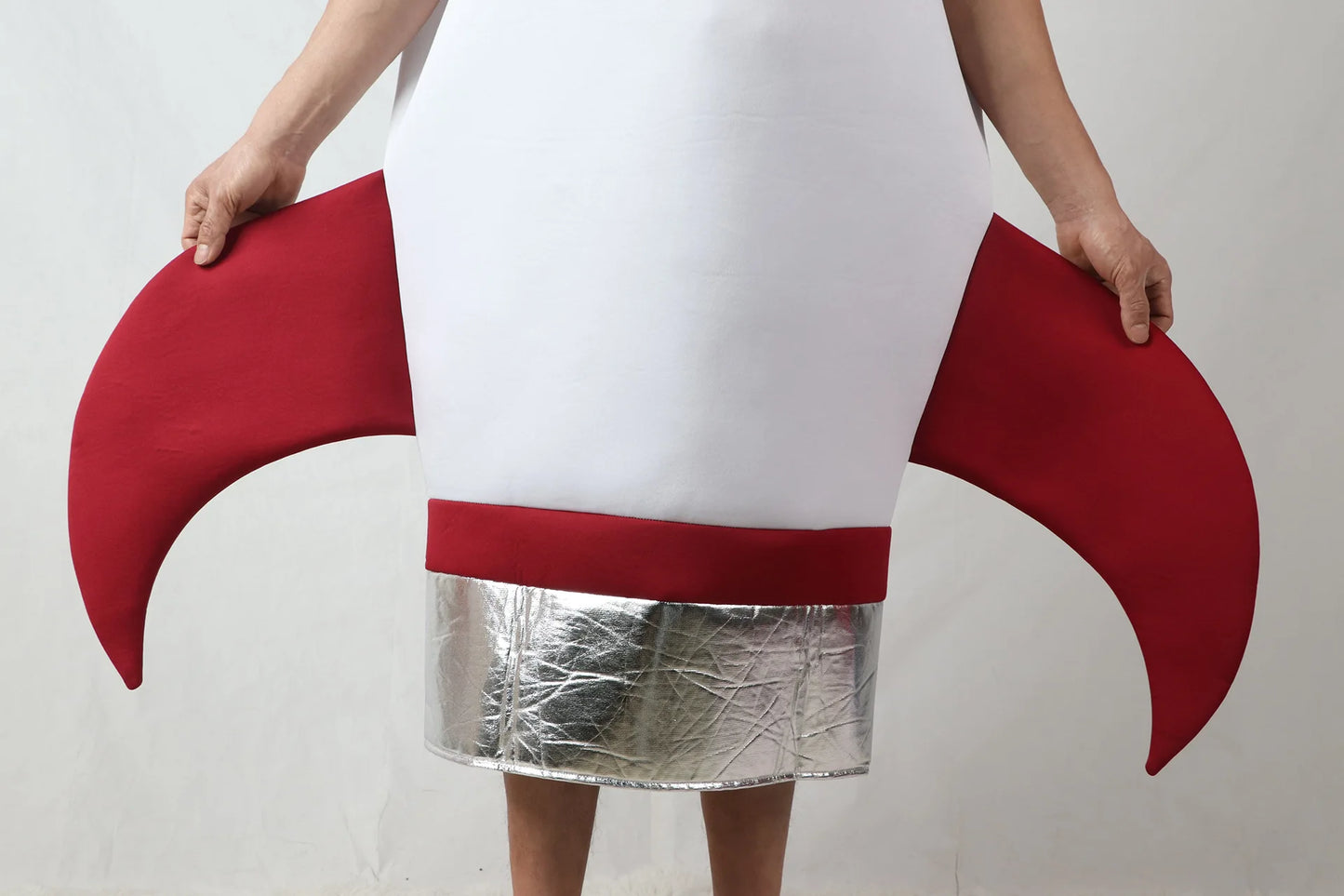 Rocket Costume Adult Men Women Inflatable Halloween Costume Party Cosplay Dress Up Clothes Funny Astronaut Flight Space Suit