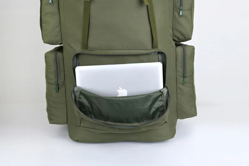 130L Extra Large Capacity Outdoor Backpack Men's Travel Backpack Luggage Bag Check in Camping Exercise Camo Backpack