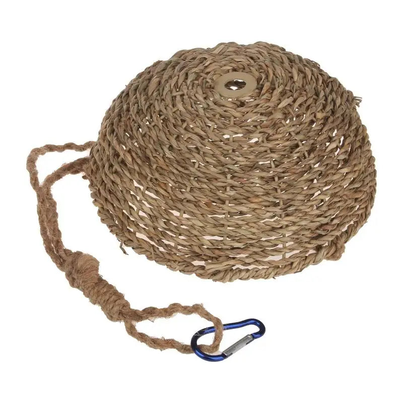 Bird Nest For Cage Summer Rattan Parrot Houses For Sleeping Novelty Bird Dangling Houses For Indoor & Outdoor Cozy Sleeping Huts