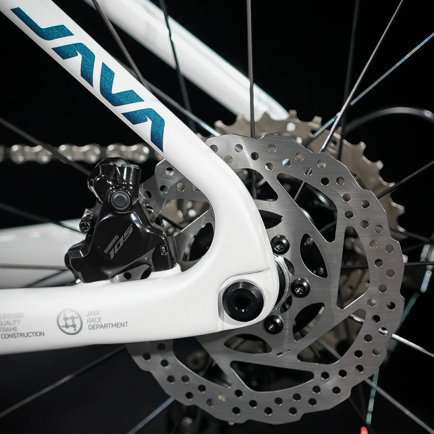 JAVA FUOCO TOP Road Bike 24 Speed Carbon Fiber Road Bicycle R7120 105 Hydraulic Disc Brake Racing Cycling Fuoco-Top DECAF UCI