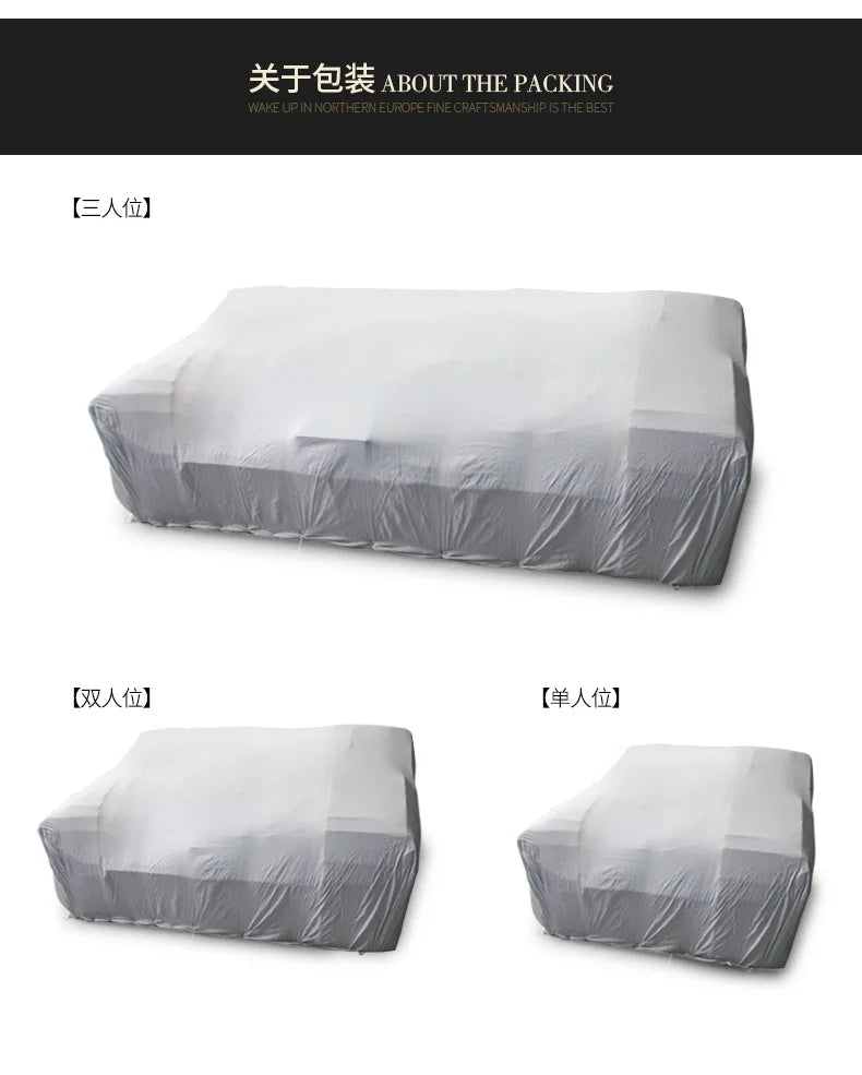 YY Single Leather Small Leather Living Room Nordic First Layer Cowhide Wingback Chair Leather