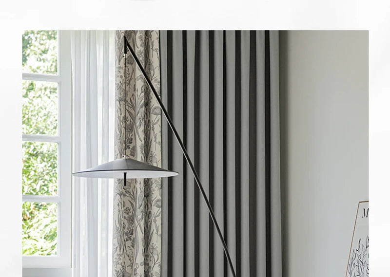 Retro Light Luxury Style Drapes Large Area Bedroom Full Blackout Curtain Home Living Room Drape Floor-to-ceiling Window Curtains