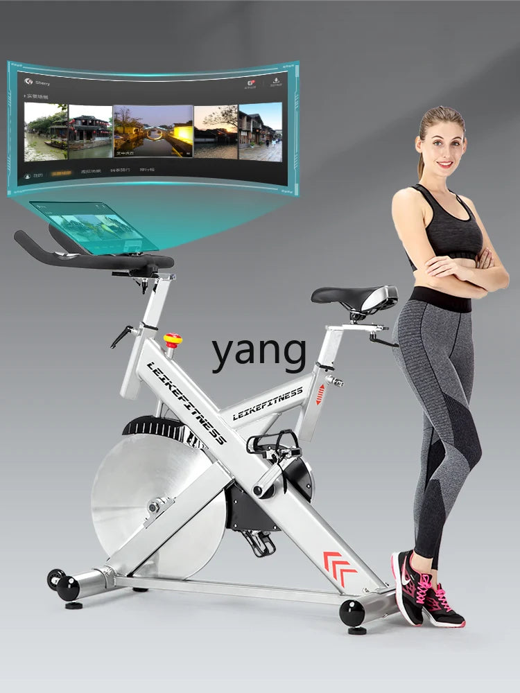 Yjq Commercial Exercise Bike Gym Professional Large Weight Fitness Home Indoor Bicycle Smart Mute