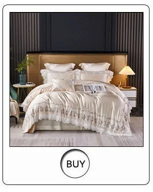Luxury Silver Gray gold Satin Jacquard Bedding Set 1000TC Egyptian Cotton Queen King Size Duvet Cover Set Bed Sheet Pillowcases
