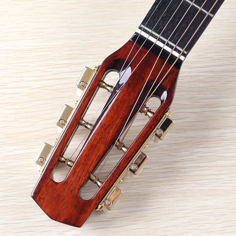 41 Inch Django Guitar Spruce Wood Top Gypsy Swing Acoustic Guitar Natural High Gloss Finish 6 String Folk Guitar Jango
