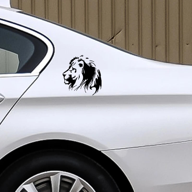 G107 Aliauto Personality Car Sticker Meditation Lion Automobiles Motorcycles Accessories Vinyl Decal for Peugeot Skoda