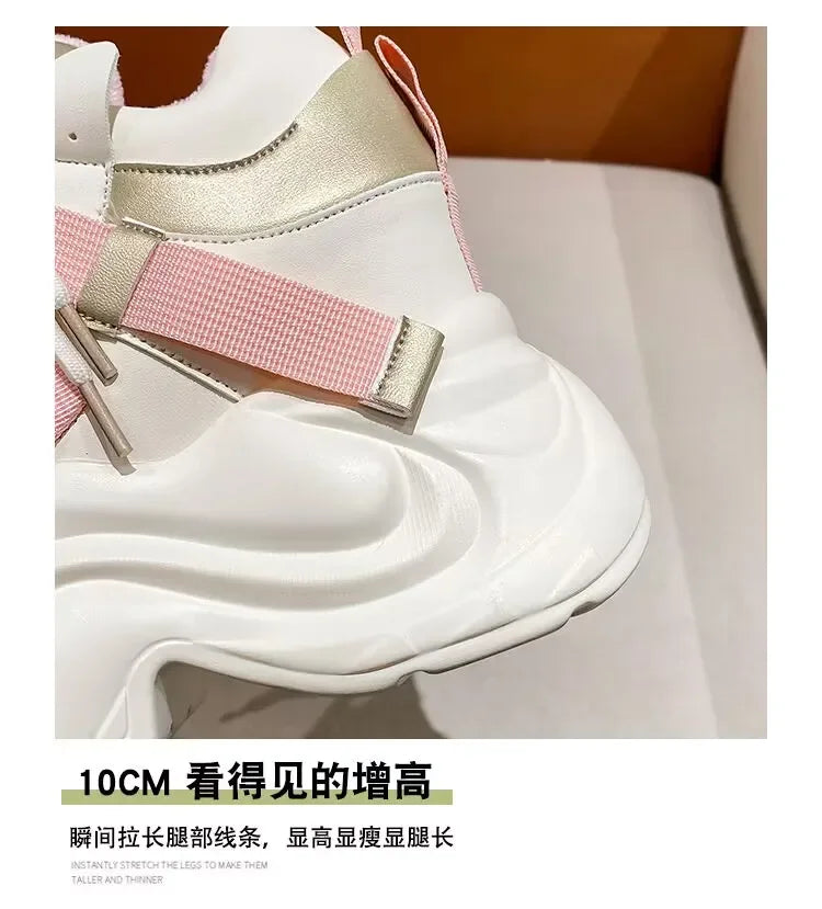 Walking Boots Women Paris Runner Shoes Thick Sole Mesh Breathable Casual Track Daddy Shoes Women Sneakers zapatillas de deporte