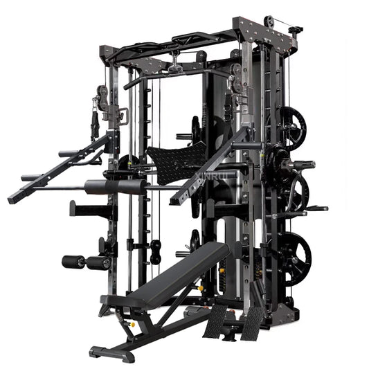 Xinrui Best Price Arm  Multi-functional Gym Equipment Trainer Smith Machine with Weight Stack