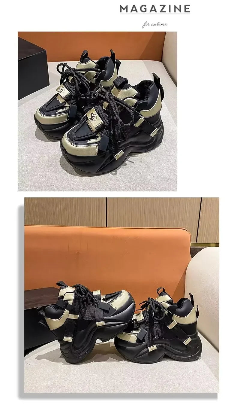 Walking Boots Women Paris Runner Shoes Thick Sole Mesh Breathable Casual Track Daddy Shoes Women Sneakers zapatillas de deporte