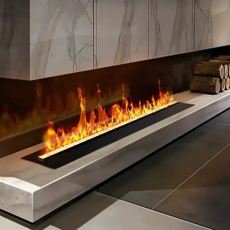Smart Steam LED Flame TV Decorative Fireplace Sound Of Firewood Cracking 3D Water Vapour Electric Fireplace