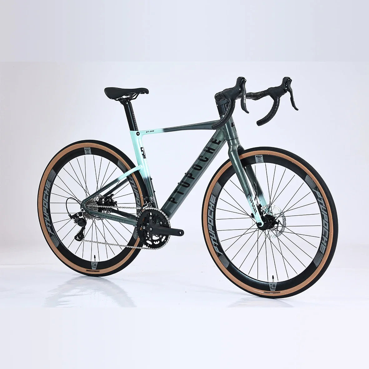 2*10 speed fully hidden inside track carbon fiber road bike Duke frame 700c